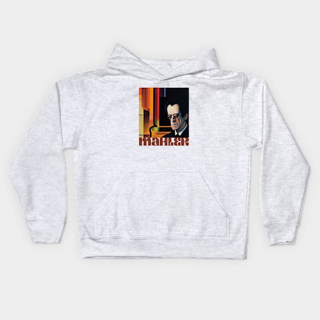 GUSTAV MAHLER Kids Hoodie by Cryptilian